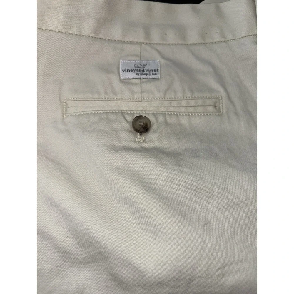 Mens Vineyard Vines‎ Breaker Pale Butter Yellow Khaki Shorts Size 38 Chino Golf